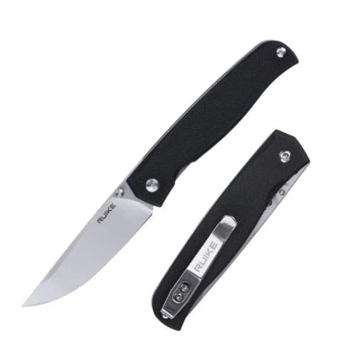 Ruike P661-B svart fällkniv med G10-handtag