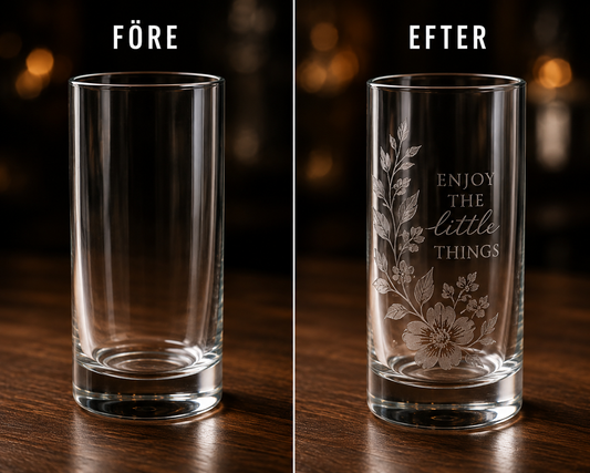 Longdrinkglas 38 cl med personlig gravyr – gin & tonic, cocktails