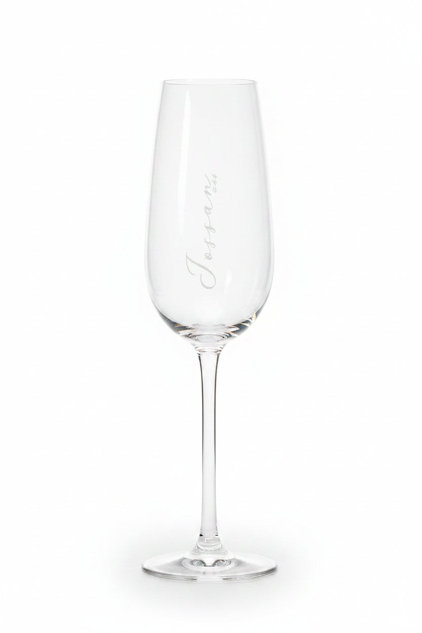 Champagneglas med gravyr (22 cl, 2-pack) – Designa själv
